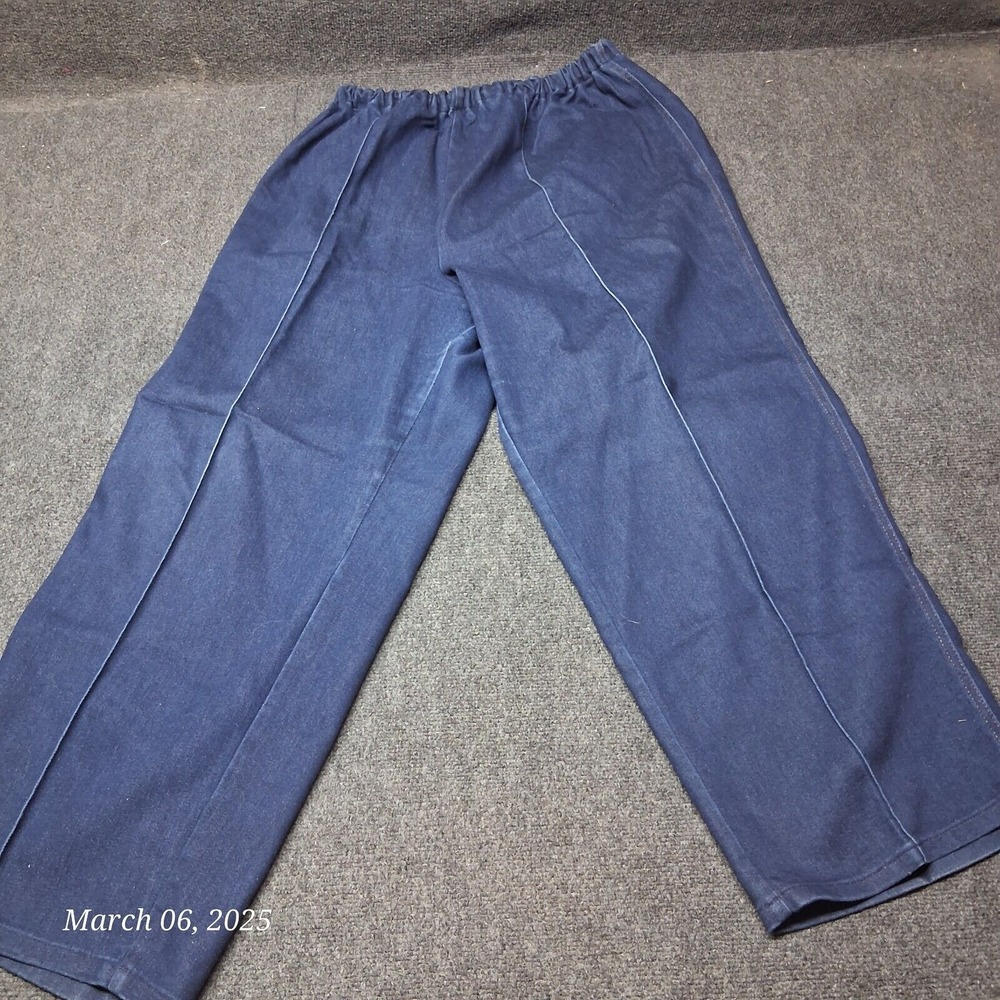VTG Levi Jeans Men Size 36x30 Blue Elastic Waist 70s Orange Tab